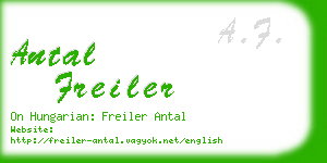 antal freiler business card